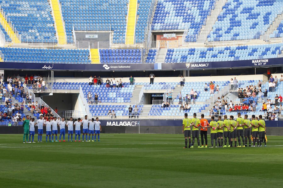El partido del Málaga-Nitra, en imágenes