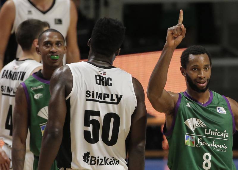 El Unicaja-Bilbao Basket, en fotos