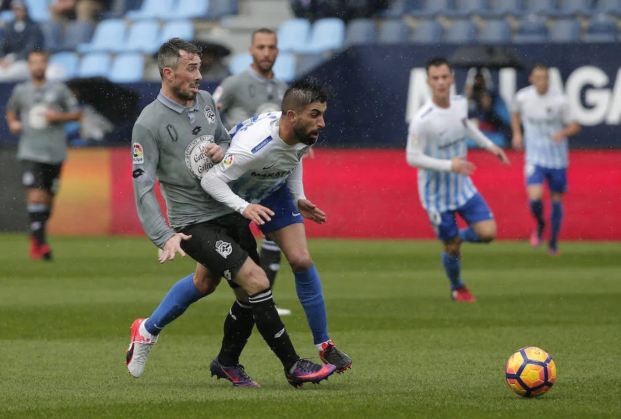 El Málaga-Deportivo en imágenes