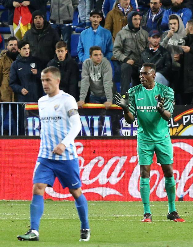La derrota del Málaga frente a la Real, en imágenes