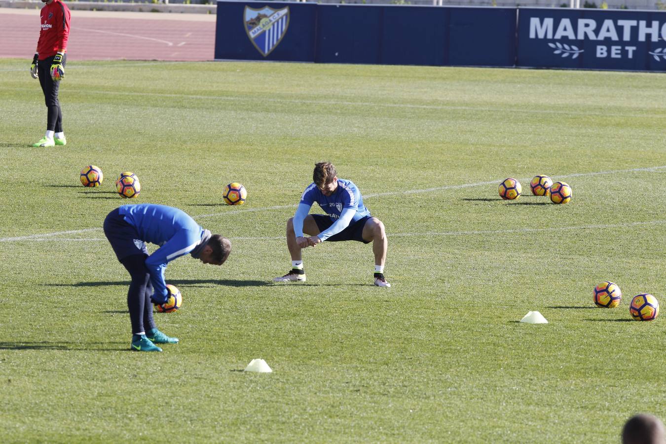 El Málaga entrena con Luis Hernández, la última apuesta