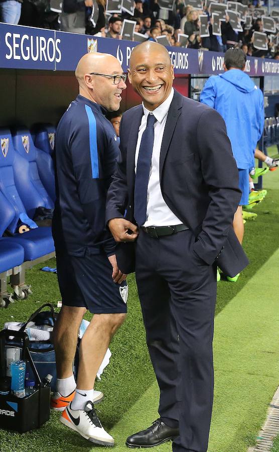 La victoria del Málaga ante Las Palmas, en imágenes