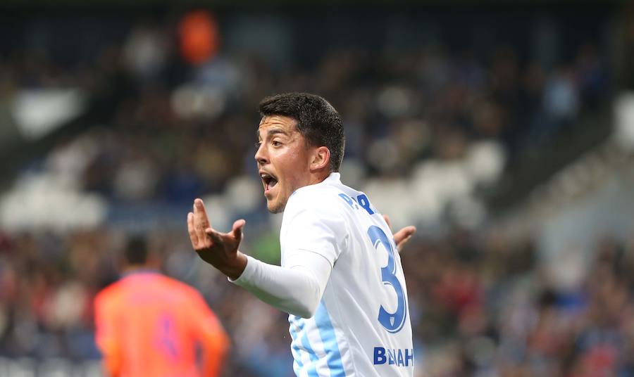 La victoria del Málaga ante Las Palmas, en imágenes