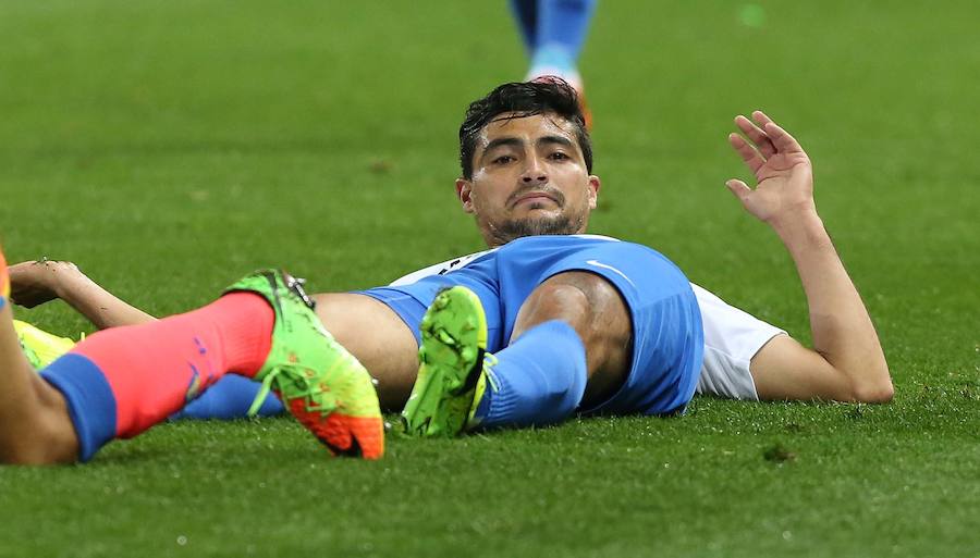 La victoria del Málaga ante Las Palmas, en imágenes