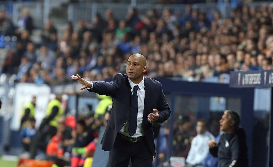 La victoria del Málaga ante Las Palmas, en imágenes