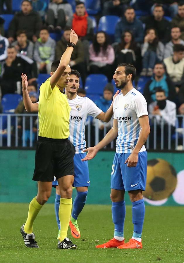 La victoria del Málaga ante Las Palmas, en imágenes