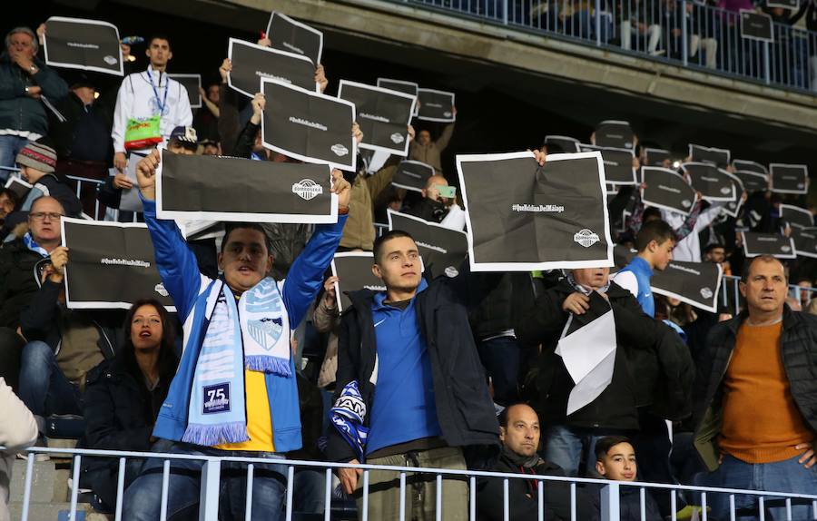 La victoria del Málaga ante Las Palmas, en imágenes