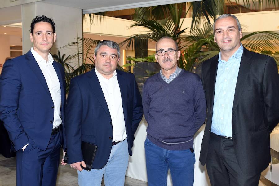 Diego López, Francisco Martín, Luis Blanco y Ángel González.