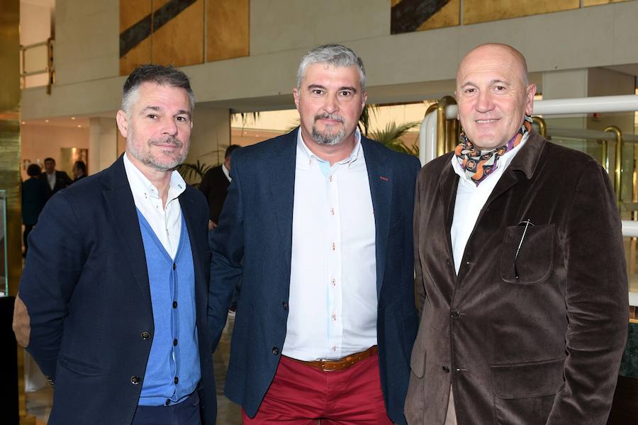 Antonio García Baquero, Jesús Barahona y Francisco Clemente.