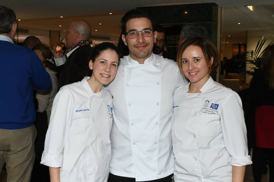 Raquel García, Christian Janszki y Almudena Guerrero.