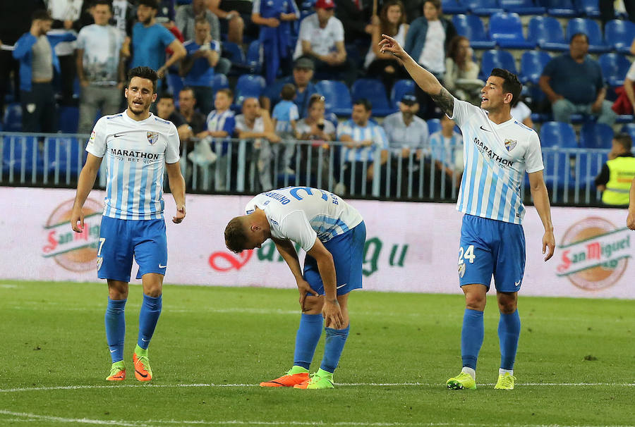 El Málaga-Alavés, en imágenes