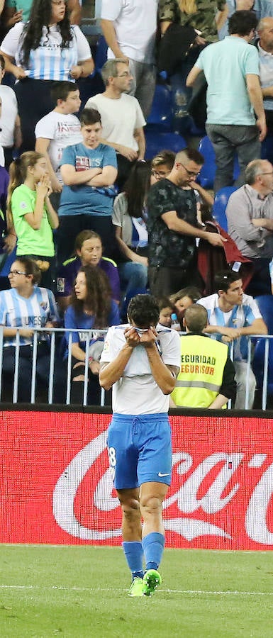 El Málaga-Alavés, en imágenes