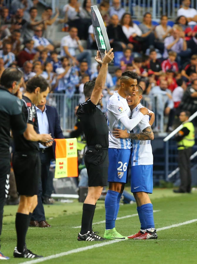 El Málaga-Alavés, en imágenes