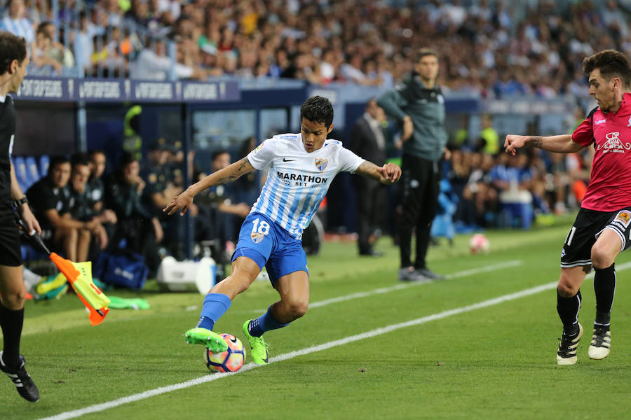 El Málaga-Alavés, en imágenes