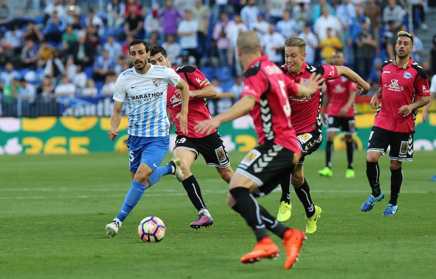 El Málaga-Alavés, en imágenes