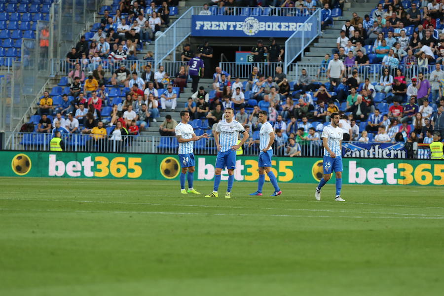 El Málaga-Alavés, en imágenes