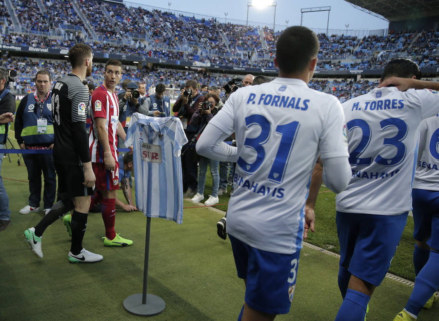 El Málaga-Atlético de Madrid, en imágenes