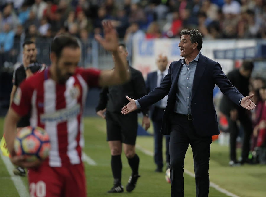 El Málaga-Atlético de Madrid, en imágenes