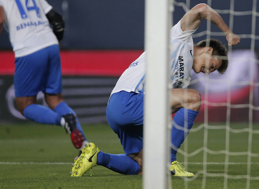 El Málaga-Atlético de Madrid, en imágenes