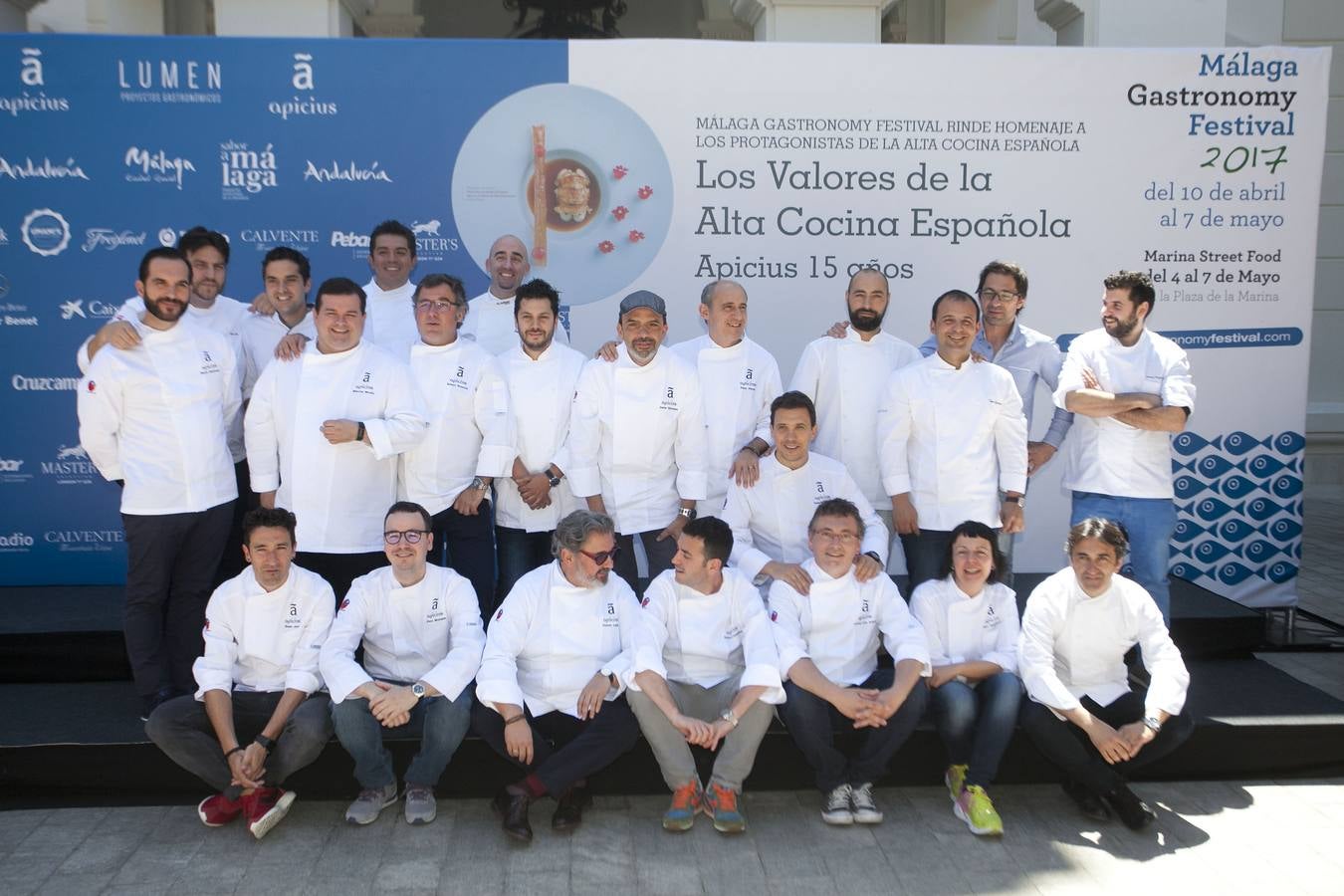Treinta estrellas Michelín homenajean a la alta cocina española en Málaga