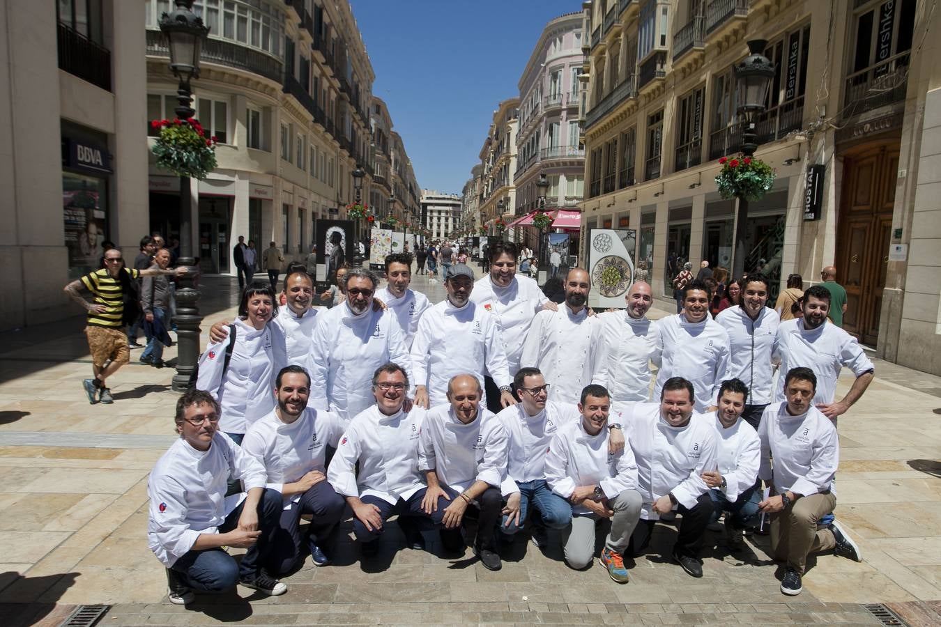 Treinta estrellas Michelín homenajean a la alta cocina española en Málaga
