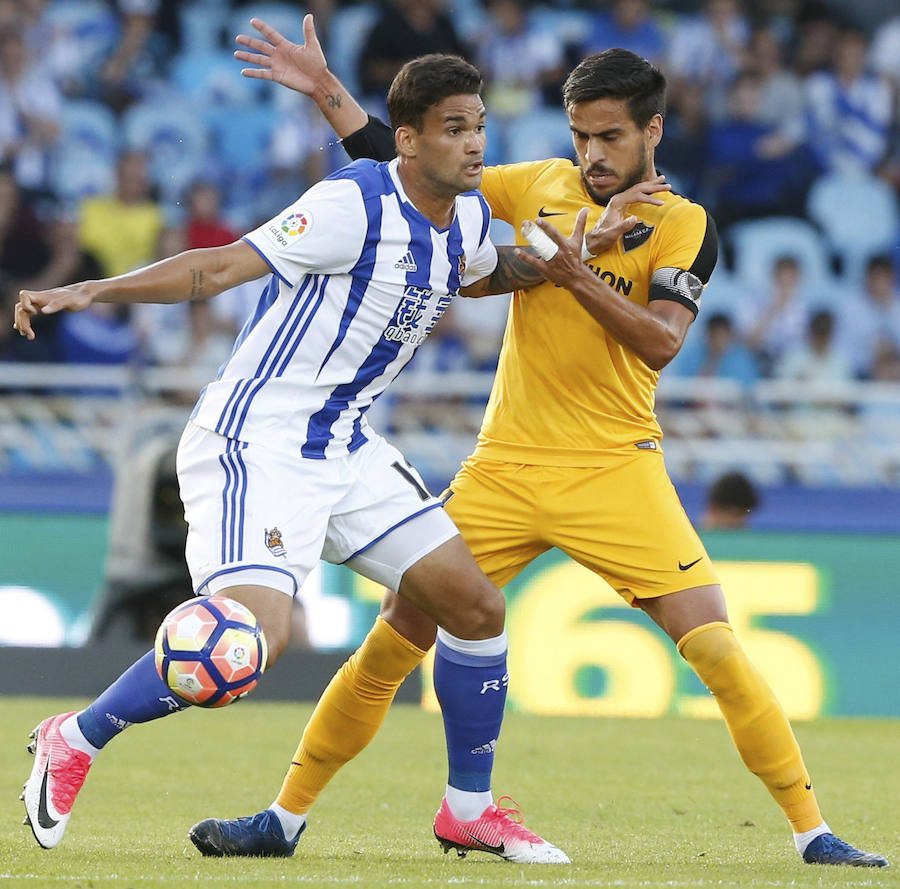 El Real Sociedad-Málaga, en fotos