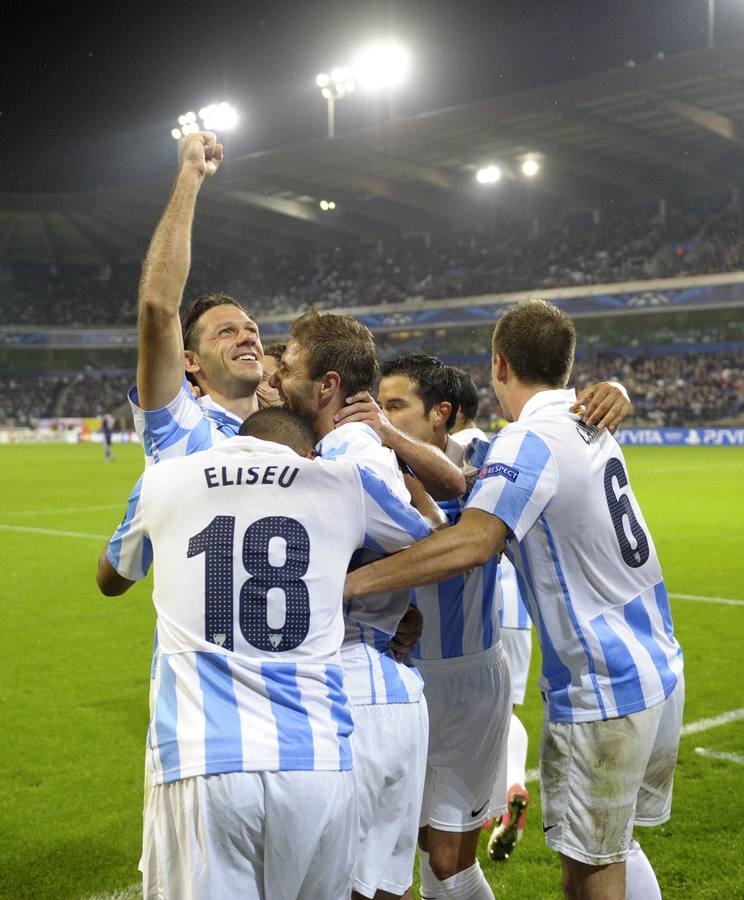 Octubre de 2012. (ANDERLECHT 0 - MÁLAGA 3) Partido de la segunda jornada de la Champions League disputado en el Constant Vanden Stock de Bruselas