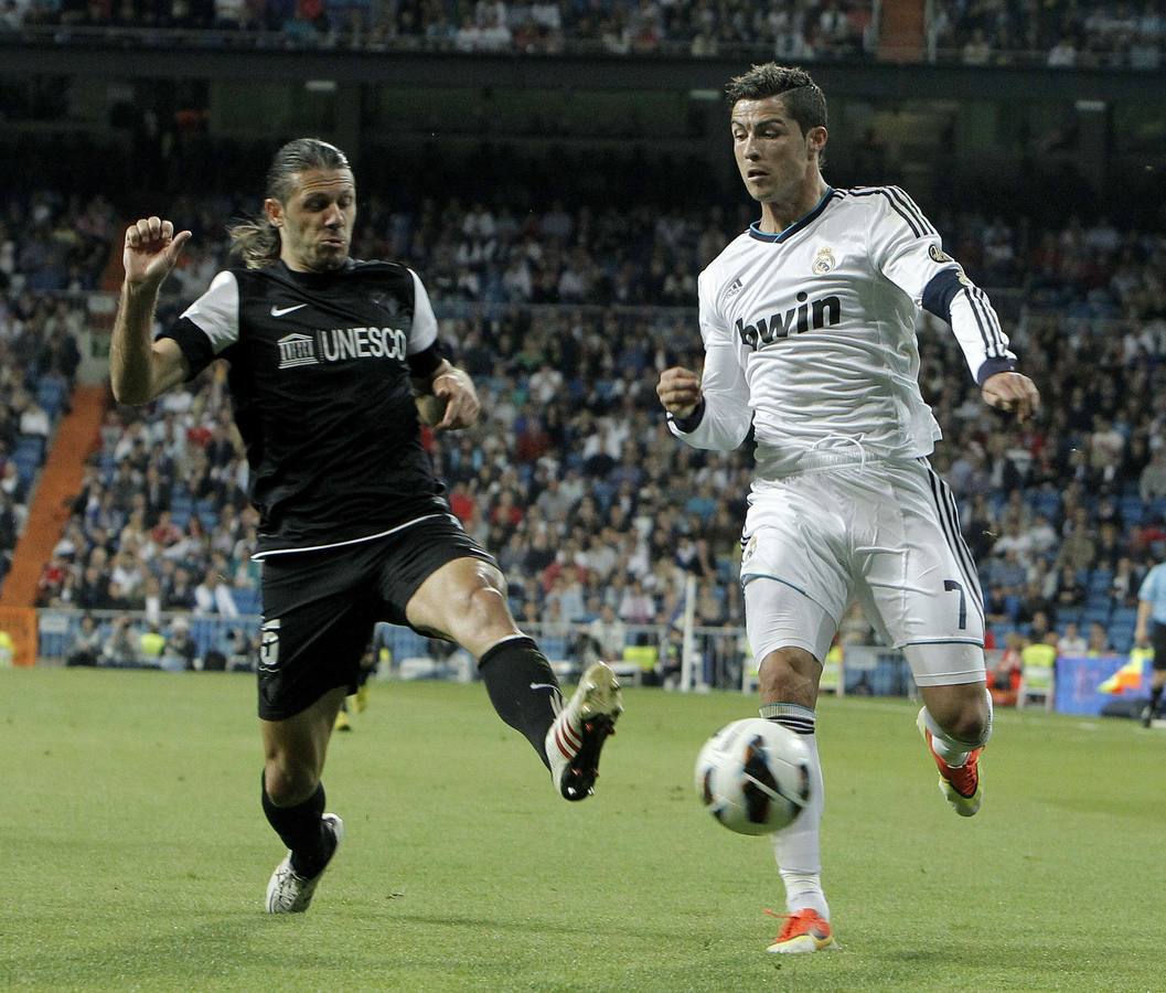 En el partido contra el Madrid en mayo de 2013.