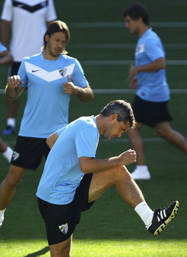 En un entrenamiento en 2015.