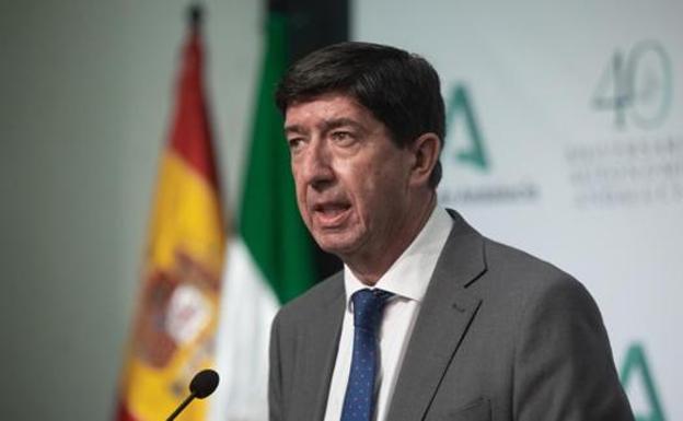 Juan Marín also called for care home staff to be jabbed or produce negative PCR tests./SUR