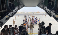 The first plane from Afghanistan arrives back in Spain