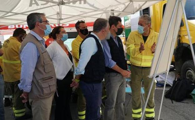 Regional president says Sierra Bermeja fire was started deliberately: "with dead leaves, a pine cone and a lighter"
