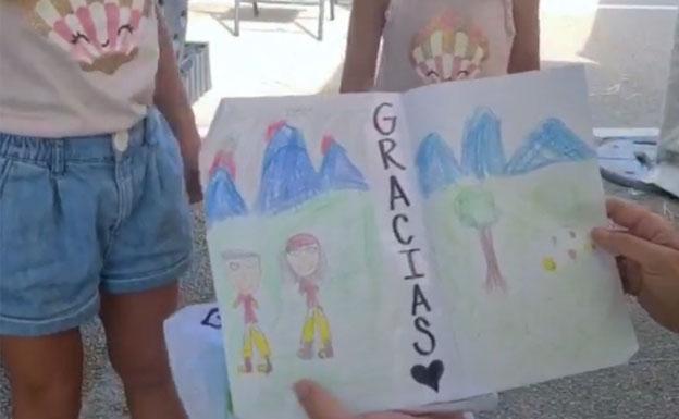 Neighbouring villages and towns show solidarity with those evacuated from the fire