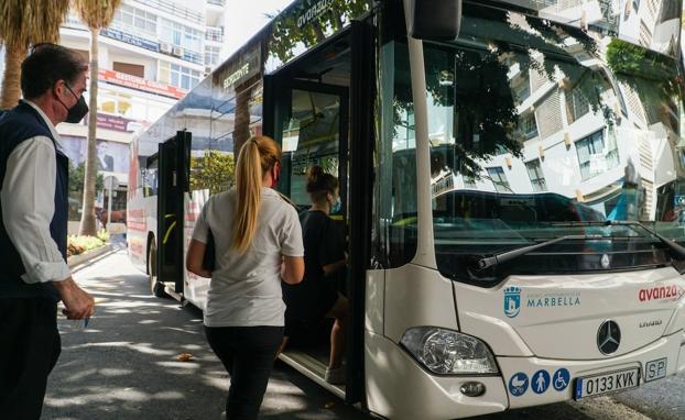 Number of bus users in Marbella has shot up by half