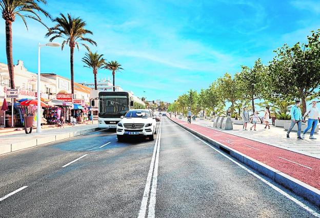 Council defends closing lanes to traffic on the coastal main road in Benalmádena Costa
