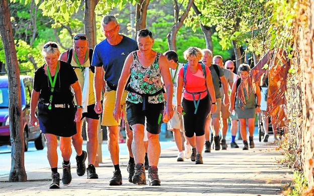 Hundreds fly in to take part in the four days walking festival in Marbella