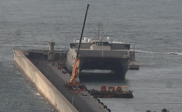 Unusual US military visitor spotted in secure area at Malaga Port