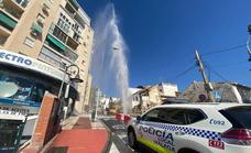 Watch as burst water pipe makes quite a splash in Malaga