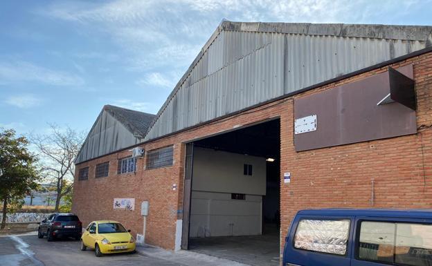 The industrial unit in Malaga where the incident happened.