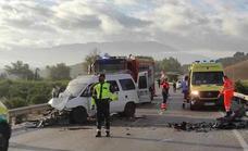 One dead and two seriously injured in A-357 head-on crash involving a car and van