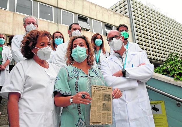 Silvia García, the first child to have heart surgery at the Materno: '40 years ago they changed my life'