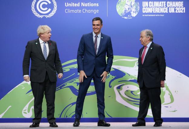 Sánchez announces 50% climate funding increase at COP 26