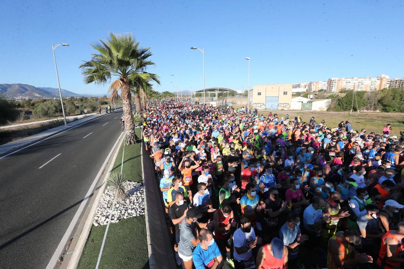 Malaga half marathon in photos