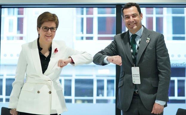 Junta head commits to climate change targets at COP26 summit in Glasgow