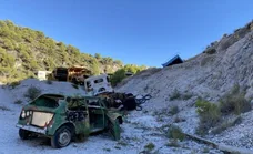 A 20-year-old scrap metal cemetery in the middle of the Sierra Almijara natural park