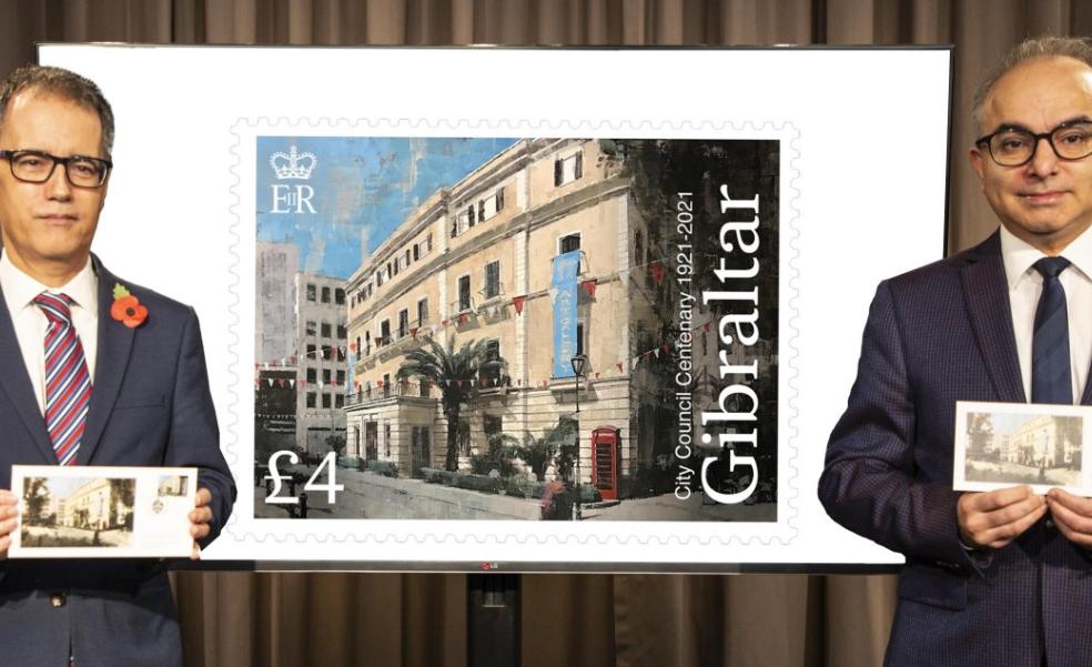 New stamp marks centenary of Gibraltar City Council