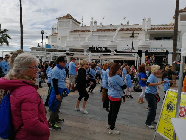 La Cala de Mijas Lions get ready to mark World Diabetes Day