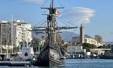 Replica of the first ship to sail around the world extends its stay in Estepona