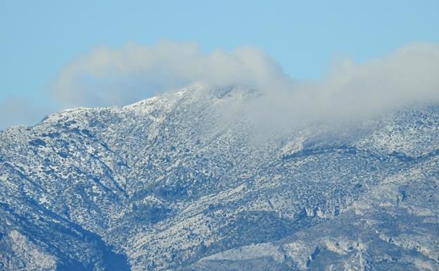 First snow of the season falls in Malaga’s Sierra de las Nieves