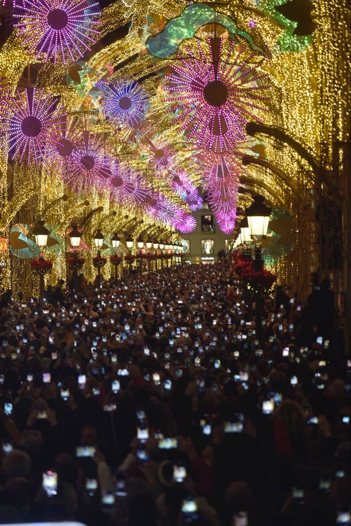 Christmas lights in Malaga 2021